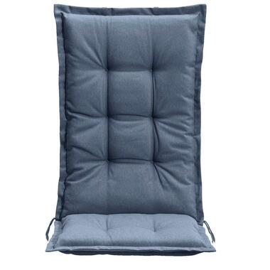 Le Sud terrasstoelkussen Brest - donkerblauw - 123x50x8 cm