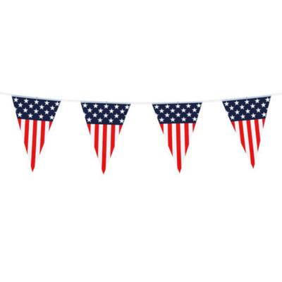 Vlaggenlijn USA Stars en Stripes 6 meter Vlaggenlijn USA Stars en Stripes 6 meter