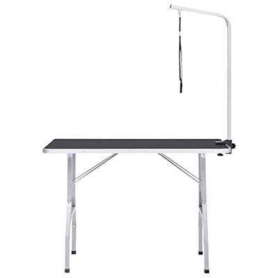 VidaXL Hondentrimtafel verstelbaar met 1 lus - thumbnail
