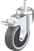 Blickle LKRA-PATH 101KF-FI-ELS-GS12 Zwenkwiel met rem Wieldiameter: 100 mm Draagvermogen (max.): 120 kg 1 stuk(s) - thumbnail