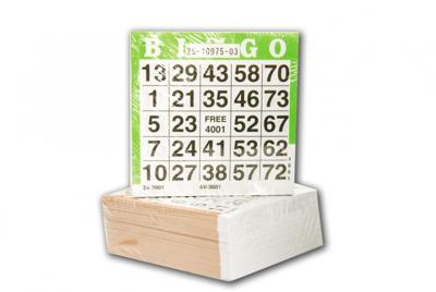 Bingokaarten 500 Stuks