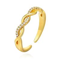 Cilla Jewels Damesring met Verstrengeld Twisted Ontwerp - thumbnail