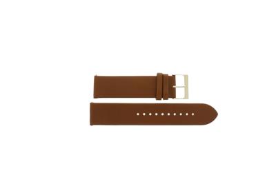 Horlogeband Fossil FS5473 Leder Bruin 22mm