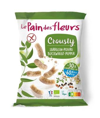 Pain Des Fleurs Crousty chips peper glutenvrij bio 75 Gram