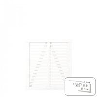 Wit Houten Tuinpoort Harmoni 100 x107 CM - thumbnail