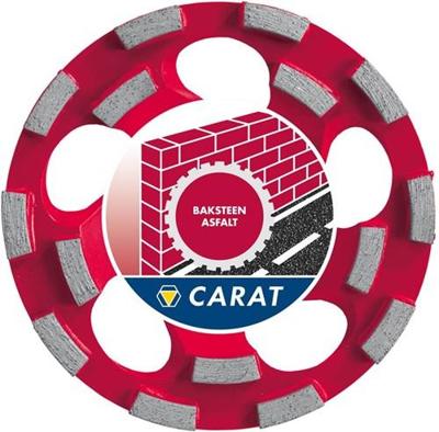 Carat Carat Slijpkop Dustec ® Ø125X22.23Mm Type Baksteen Premium - CUBD1253A0