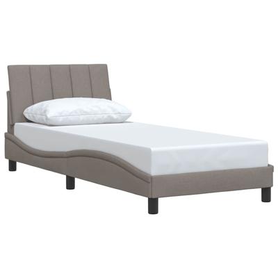 Bedframe zonder matras "Hanko" 80x200 cm stof taupe