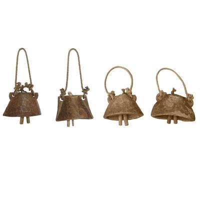 Decoratieve figuren Home ESPRIT Natuurlijk 20 x 7 x 13 cm (4 Stuks)