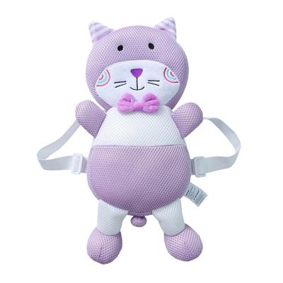 Ademend paarse kat patroon schokbestendige hoofd Pad voor Baby kinderen Waliking