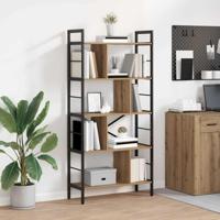 Boekenkast Artisan Eiken 75 x 30 x 156 cm Bewerkt hout - thumbnail