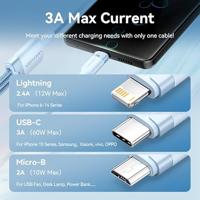 Kabel USB naar Lightning Vention CTPWG - thumbnail