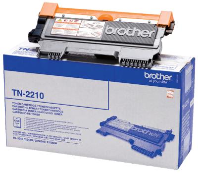 Brother toner, 1.200 pagina&apos;s, OEM TN-2210, zwart