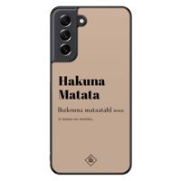 Samsung Galaxy S21 FE hoesje - Hakuna matata - thumbnail