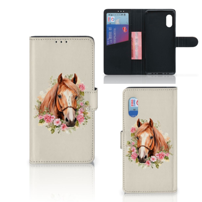 Telefoonhoesje | Met pasjeshouder | voor Samsung Xcover Pro Paard Telefoonhoesje | Met pasjeshouder | voor Samsung Xcover Pro Paard