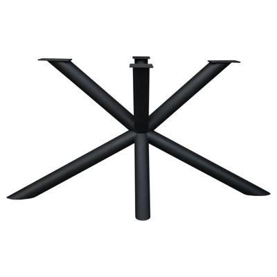 Stalen matrix zwart spinpoot lengte 150 cm bij 74 cm, hoogte 73 cm en buis ø 7,6 cm