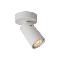 Lucide XYRUS - Plafondspot - Ø 9 cm - LED Dim to warm - GU10 - 1x5W 2200K/3000K - Wit - thumbnail