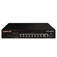 Edimax Switch GS-5210PLG Managed Gigabit Ethernet (10/100/1000) Power over Ethernet (PoE) Zwart - thumbnail