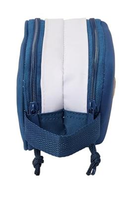 Pennenetui met 2 vakken Real Madrid C.F. Zwart 21 x 8 x 6 cm 3D