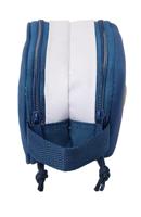 Pennenetui met 2 vakken Real Madrid C.F. Zwart 21 x 8 x 6 cm 3D - thumbnail