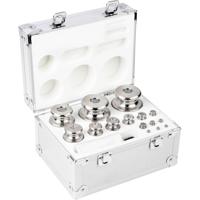 Kern 354076 Gewichtenset 354-076, OIML-klasse M2, nominale waarde 1 g - 2 kg, knop, roestvrij staal fijngedraaid, in aluminium etui - thumbnail