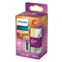 Philips LED 871951432441100 LED-lamp Energielabel D (A - G) E27 Kogel 3.4 W = 40 W Warmwit (Ø x h) 45 mm x 78 mm Dimbaar (dim to warm) 1 stuk(s) - thumbnail