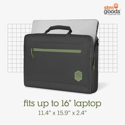 STM Goods ECO Laptoptas Geschikt voor max. (laptop): 40,6 cm (16) Zwart