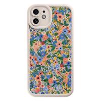 iPhone 12 beige case - Floral garden - thumbnail