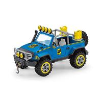 Schleich dinosaurs off-road voertuig met dino wachtpost 41464 - thumbnail