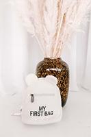 CHILDHOME "My first bag" Teddy rugzak ecru - thumbnail