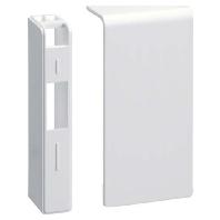 Elektra Plint eindstuk helder wit 80mm SL2008069016 - thumbnail