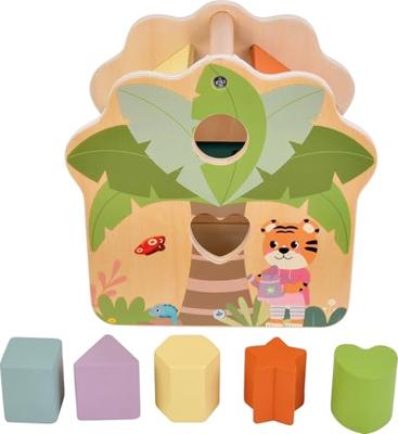 Small Foot - houten vormenstoof jungle friends fsc Small Foot - houten vormenstoof jungle friends fsc