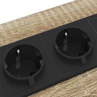 Nachtkastje 2 pcs Sonoma eiken 42 x 41 x 61 cm Bewerkt hout - thumbnail