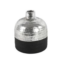 Countryfield vaas terri s zwart/zilverkleurig 13 cm | 12 stuks - thumbnail