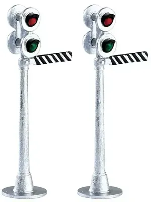 Lemax railway signal light s/2 kerstdorp accessoire 2017