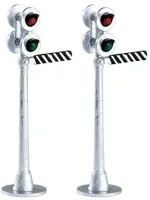 Lemax railway signal light s/2 kerstdorp accessoire 2017 - thumbnail