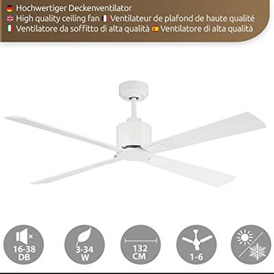 Beacon Witte plafondventilatorAirfusion Climate I Ø 132cm - 210521