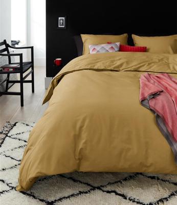 Beddinghouse dekbedovertrek Organic Basic - Ochre - 1-Persoons 140x200/220 cm Beddinghouse dekbedovertrek Organic Basic - Ochre - 1-Persoons 140x200/220 cm
