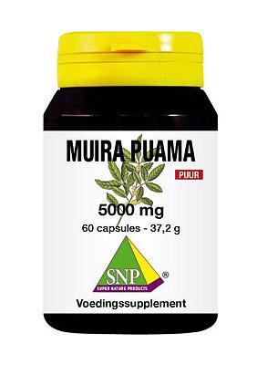 SNP Muira puama 5000mg puur 60 Vegetarische capsules