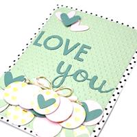 Vaessen Creative • love it embossing folder stippen - thumbnail