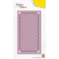 Nellie's Choice • multi frame dies glas in lood rechthoek 5st. - thumbnail