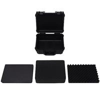 VidaXL Beschermende materiaalkoffer 35x29,5x15 cm zwart - thumbnail