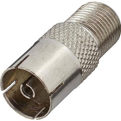 Renkforce F-Coax-adapter [F-koppeling -Antennebus 75 Ω]Zilver