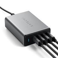 Satechi ST-UC165GM-EU USB-oplader 165 W 4x USB-C USB PD Antraciet Binnen - thumbnail