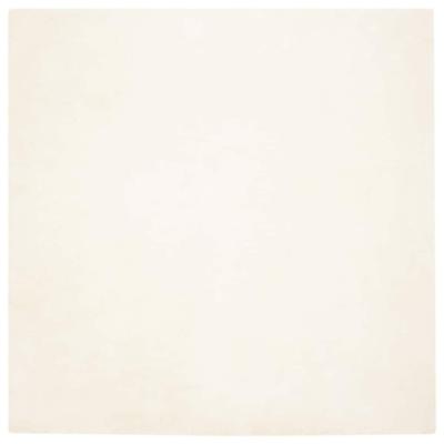 Nep Konijnenbont Tapijt Wit 240 x 240 cm Polyester