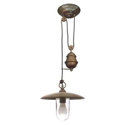 Franssen Stal lamp LandelijkVeranda 2 32cm koperbruin - 231346