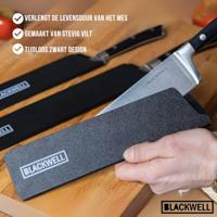 Blackwell Mesbeschermer - Universeel - Zwart - Voor messen met een lemmet tot 26 cm - thumbnail