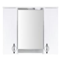 Spiegelkast BWS Aleco 80 cm incl. Verlichting Wit - thumbnail