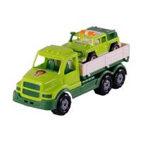 Cavallino xl torpedo vrachtwagen met survival jeep groen, 44,5cm - thumbnail
