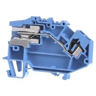 WAGO 781-613 Scheidingsklem 6 mm Spanveer Toewijzing: N Blauw 50 stuk(s)