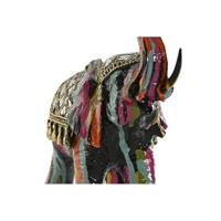 Decoratieve figuren Home ESPRIT Multicolour Hars Olifant 21,5 x 8,5 x 19,5 cm - thumbnail